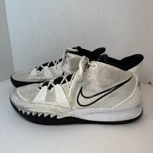 Nike Kyrie 7 TB Basketball Shoes Sneakers White Black Men's Size 14